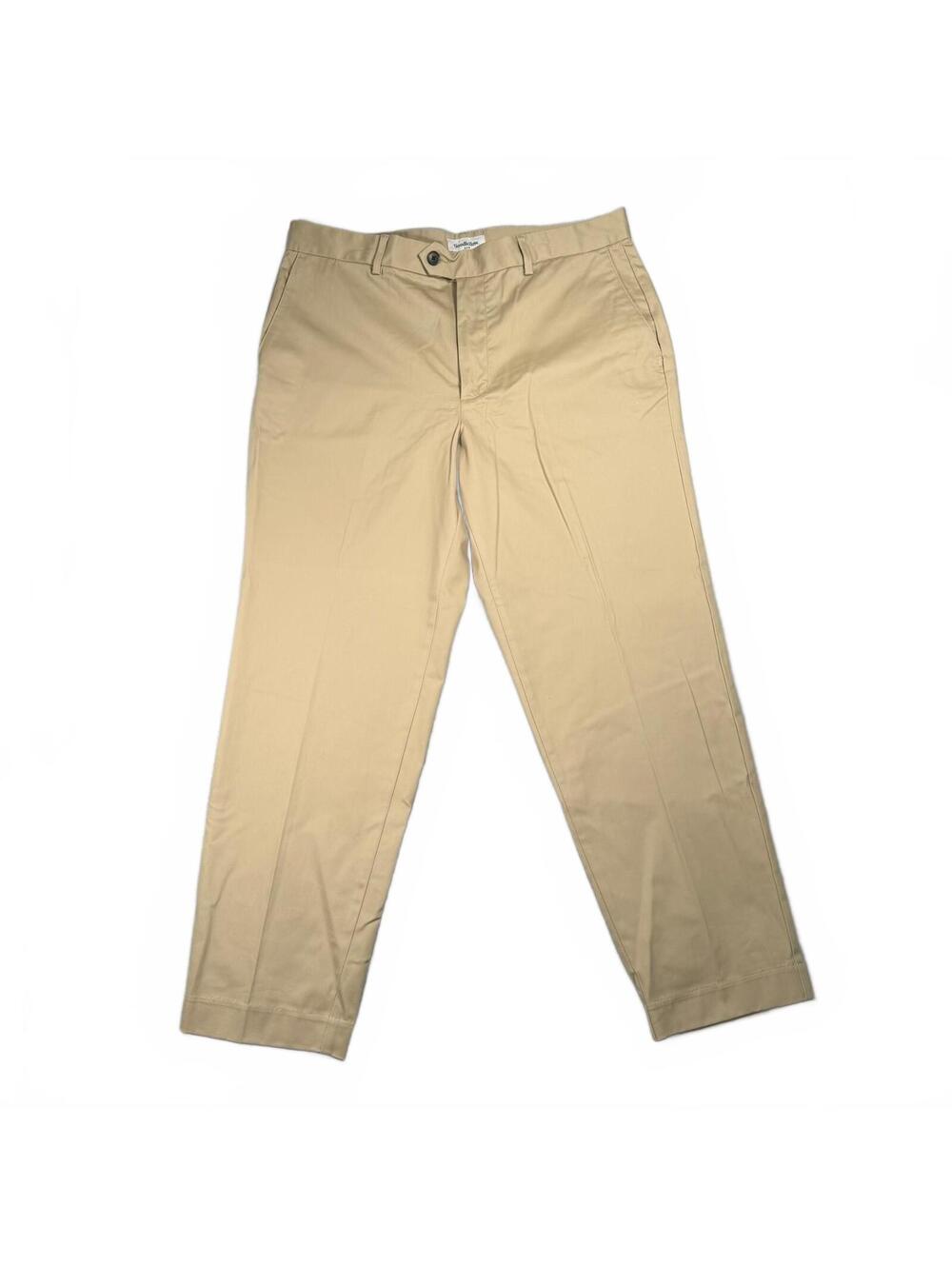 Goodfellow & Co Men's Khaki Chino Pants 36x30 Flat Front Stretch Cotton